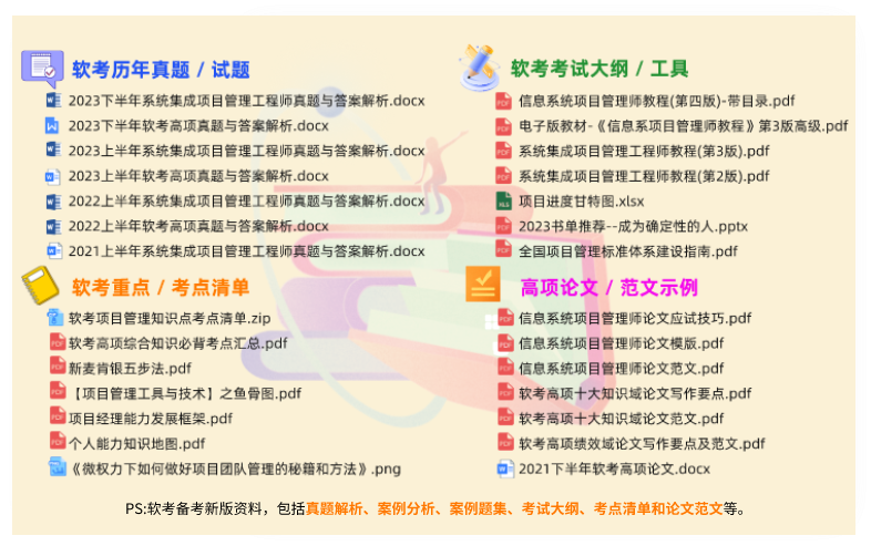 软考备考资料